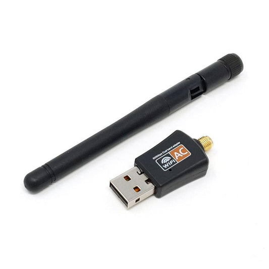 Raspberry Pi Dual-Band 5GHz/2.4GHz USB WiFi Adapter with Antenna [Discontinued] by The Pi Hut - The Pi Hut