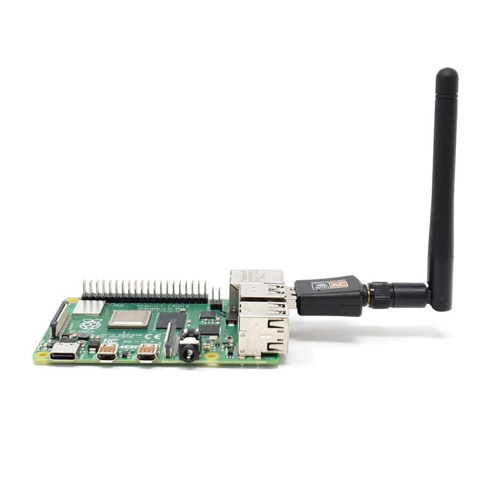 Raspberry Pi Dual-Band 5GHz/2.4GHz USB WiFi Adapter with Antenna [Discontinued] by The Pi Hut - The Pi Hut