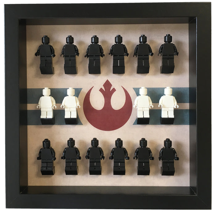 Rebel Alliance Frame for Lego® Star Wars Minifigures