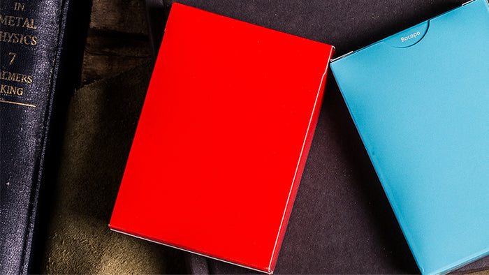 Red Steel Playing Cards by Bocopo Playing Card Co.