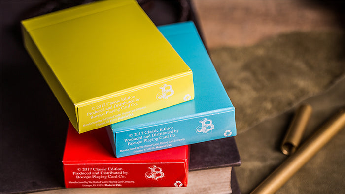 Red Steel Playing Cards by Bocopo Playing Card Co.