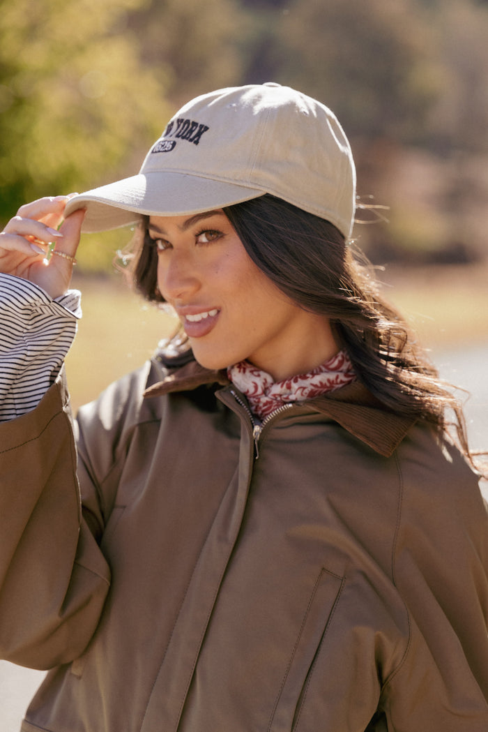 Petal and Pup USA ACCESSORIES Reid Cap - Beige One Size