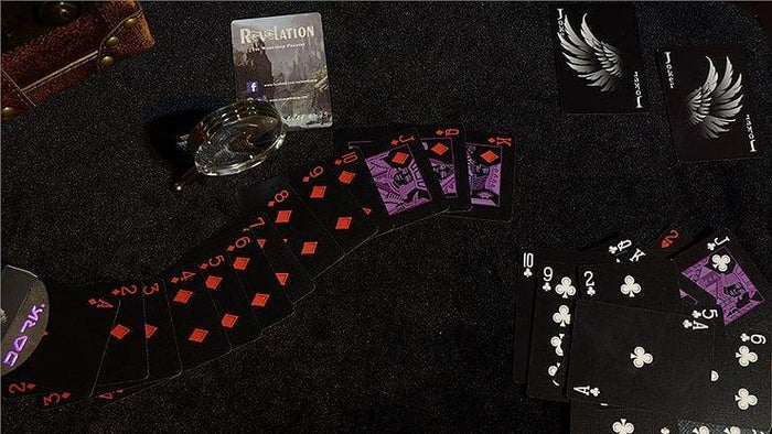 Revelation Black Playing Cards by US Playing Card Co.
