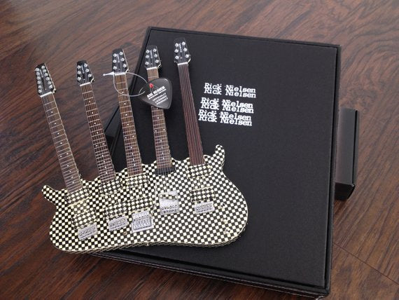 RICK NIELSEN™ - 5-NECK ORANGE MONSTER MINI GUITAR