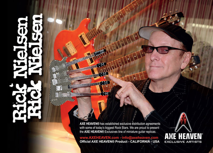 RICK NIELSEN™ - FIVE-NECK CHECKERED - MINI GUITAR