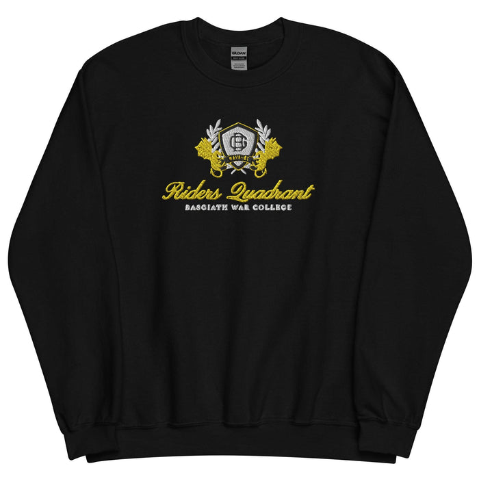 Riders Quadrant Embroidered Sweatshirt - The Bean Workshop - embroidered, fourth wing, rebecca yarros, sweatshirt