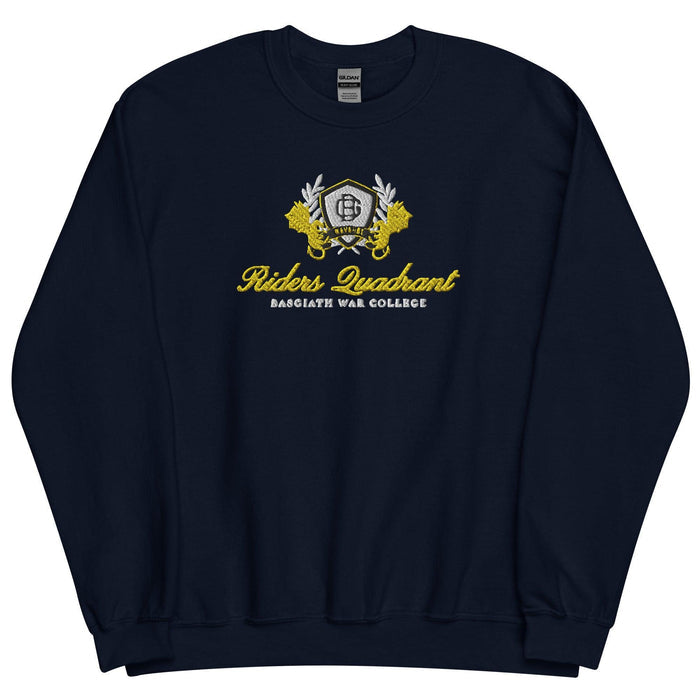 Riders Quadrant Embroidered Sweatshirt - The Bean Workshop - embroidered, fourth wing, rebecca yarros, sweatshirt