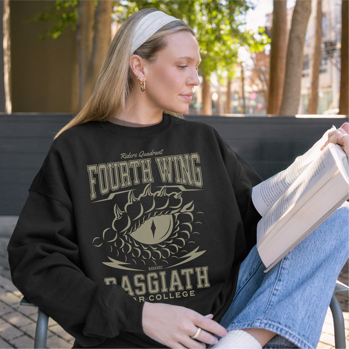 Riders Quadrant Sweatshirt - The Bean Workshop - Fourth Wing, Rebecca Yarros, Riders Quadrant, sweater, sweatshirt, The Empyrean