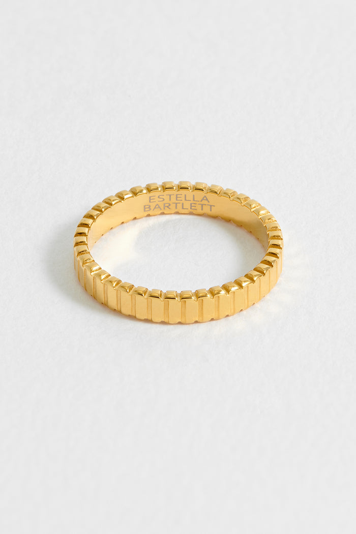 Ridged Stacking Ring
