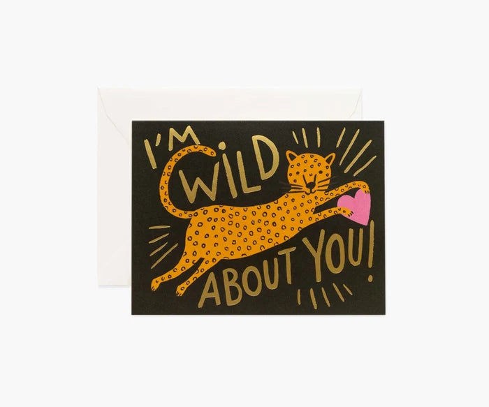 Rifle Paper Co. Greeting Card - Wild About You.
