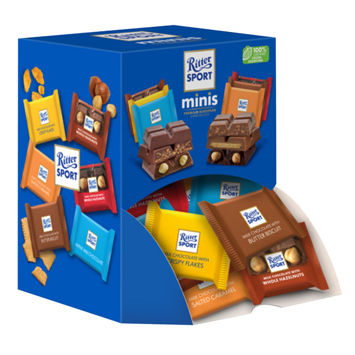 Ritter Sport Mixed Mini Chocolate Bars - 72 Count