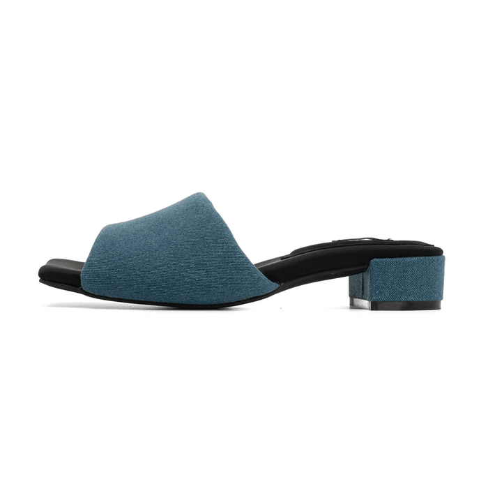 Roam Denim Square Heel