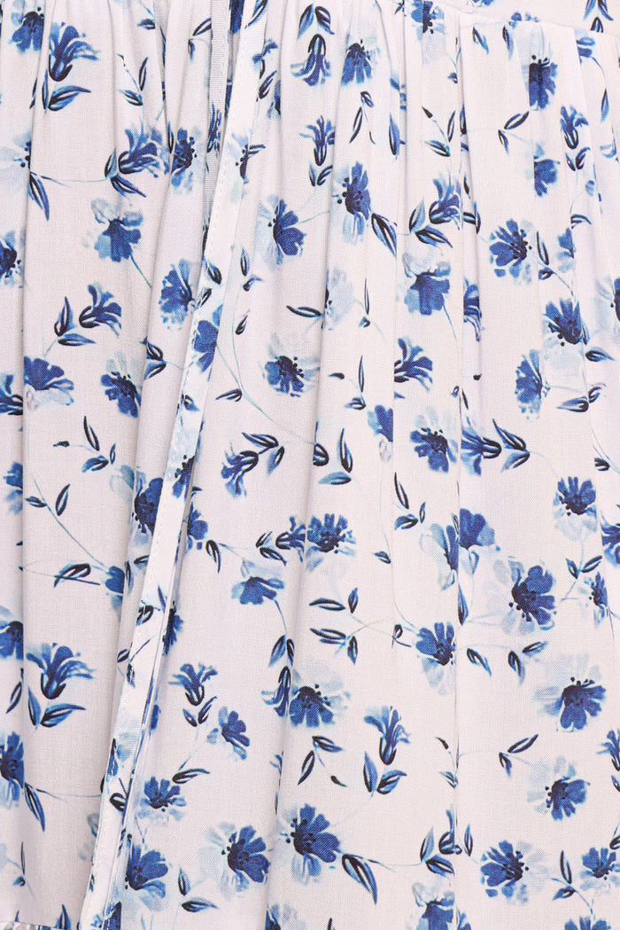 Petal and Pup USA DRESSES Roberts Maxi Dress - Blue Ditsy Floral