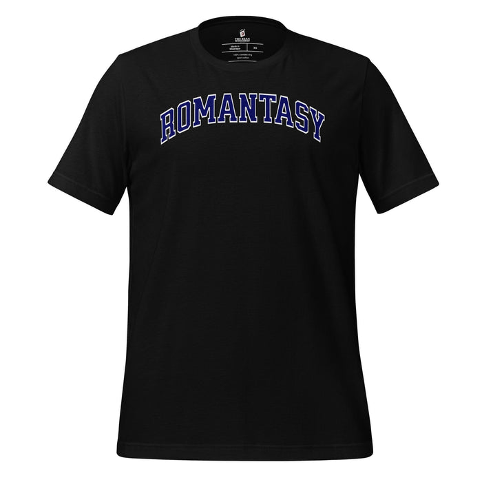 Romantasy T-Shirt - The Bean Workshop - book lover, bookish, collegiate, minimalistic, read everyday, t-shirt