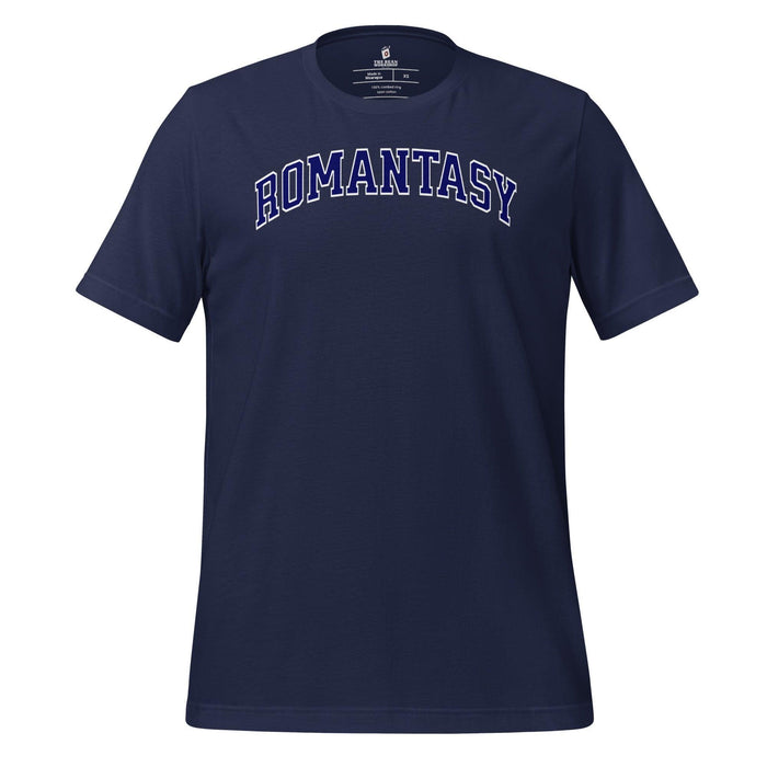 Romantasy T-Shirt - The Bean Workshop - book lover, bookish, collegiate, minimalistic, read everyday, t-shirt
