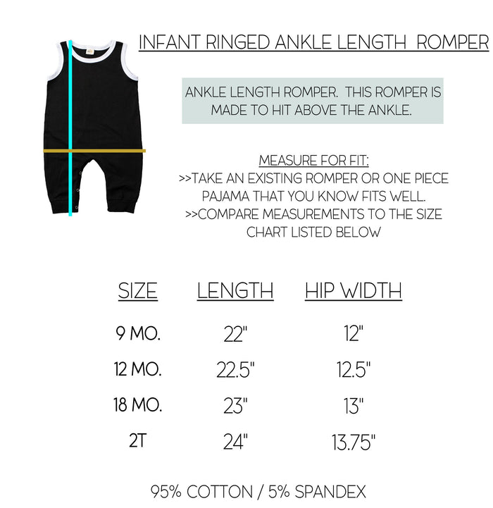 "Rookie of the Year" First Birthday Baseball Ringed Romper