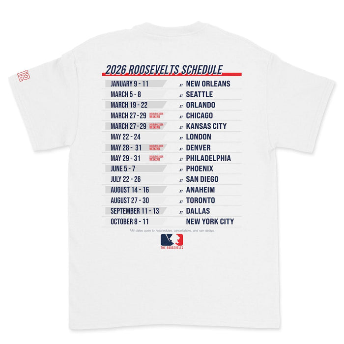 RSVLTS RSVLTS Crewneck T-shirt Roosevelts Road Trip – Crewneck Tee Roosevelts Road Trip – Crewneck Tee