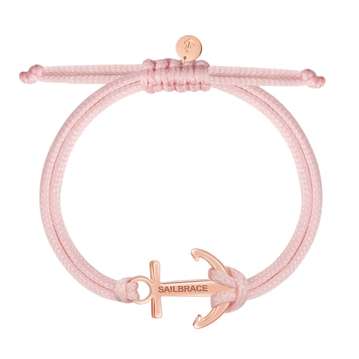 Rose Gold Nude Anchor Bracelet
