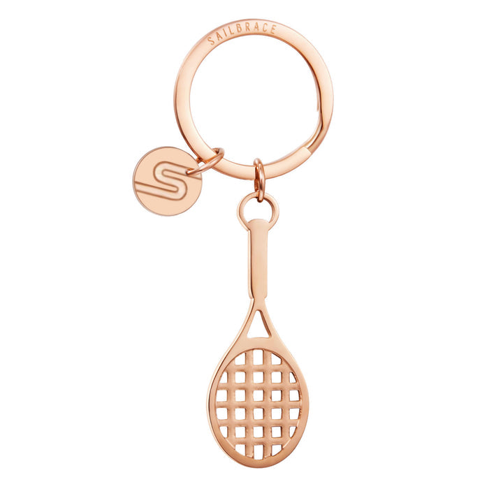 Rose gold Tennis Keychain