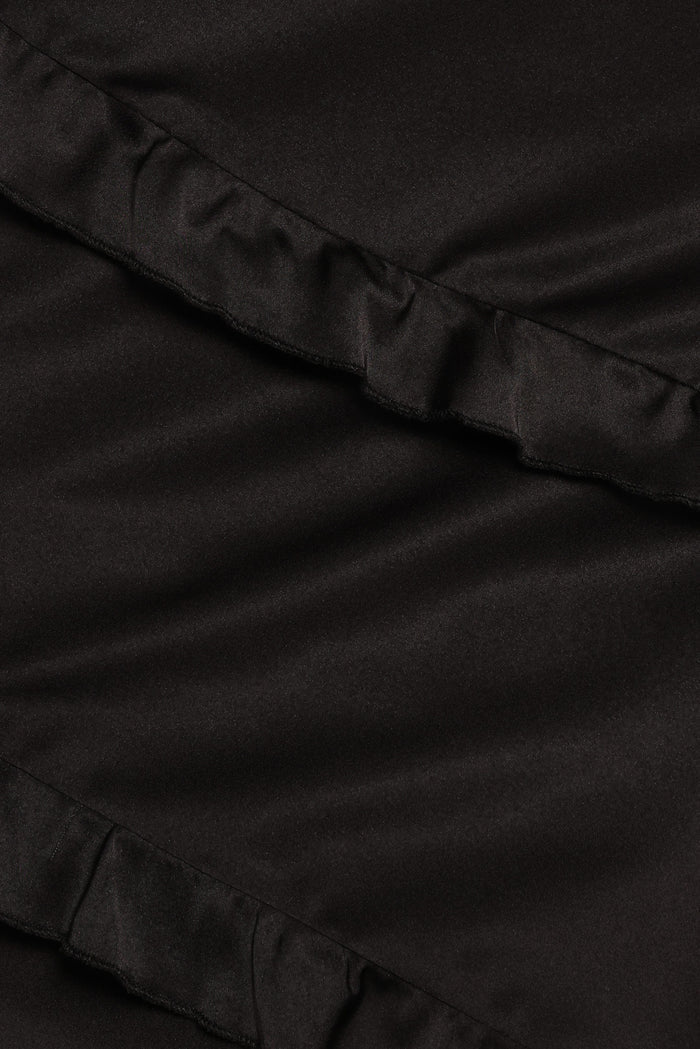 Petal and Pup USA DRESSES Roxanne Halterneck Maxi Dress - Black (Hold for Rack)