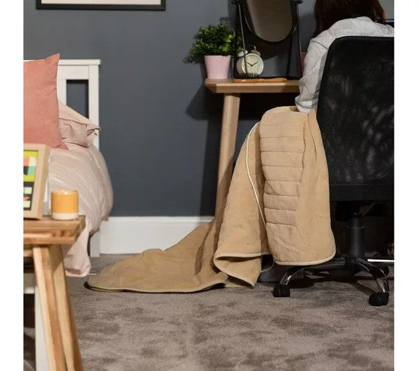 Russell Hobbs Heated Throw 130cm x 180cm  - Beige | RHHT1004BG