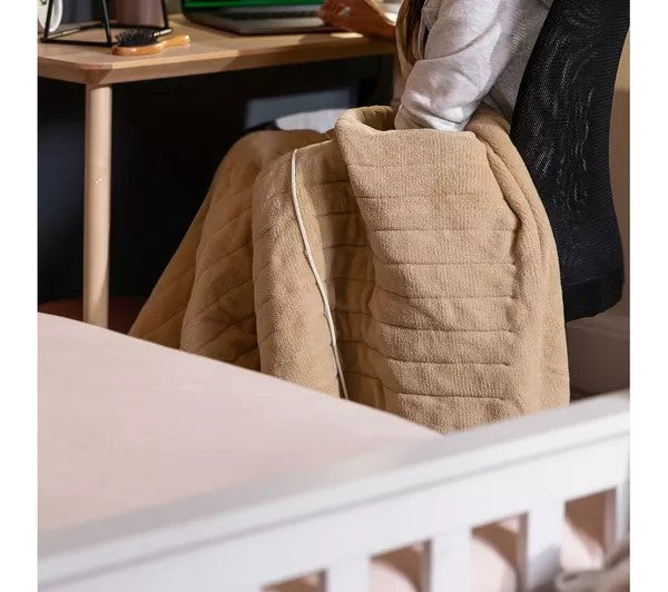 Russell Hobbs Heated Throw 130cm x 180cm  - Beige | RHHT1004BG