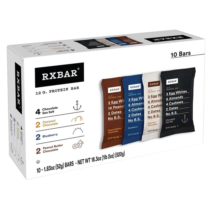 RX Bar 4 Flavor Variety Pack Protein Bars - 6 Count