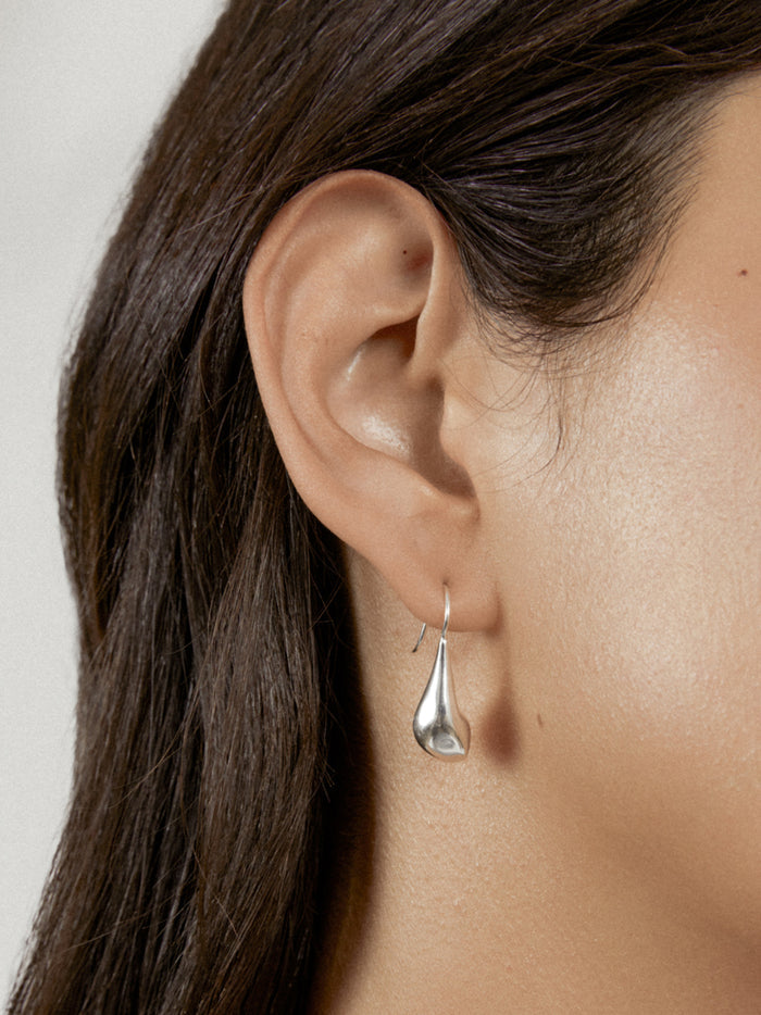 Sage Earrings in Sterling Silver-Earrings-wolfcircus.com