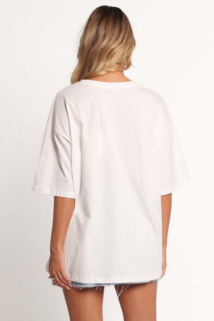 Petal and Pup USA TOPS Sammie Graphic Tee - White