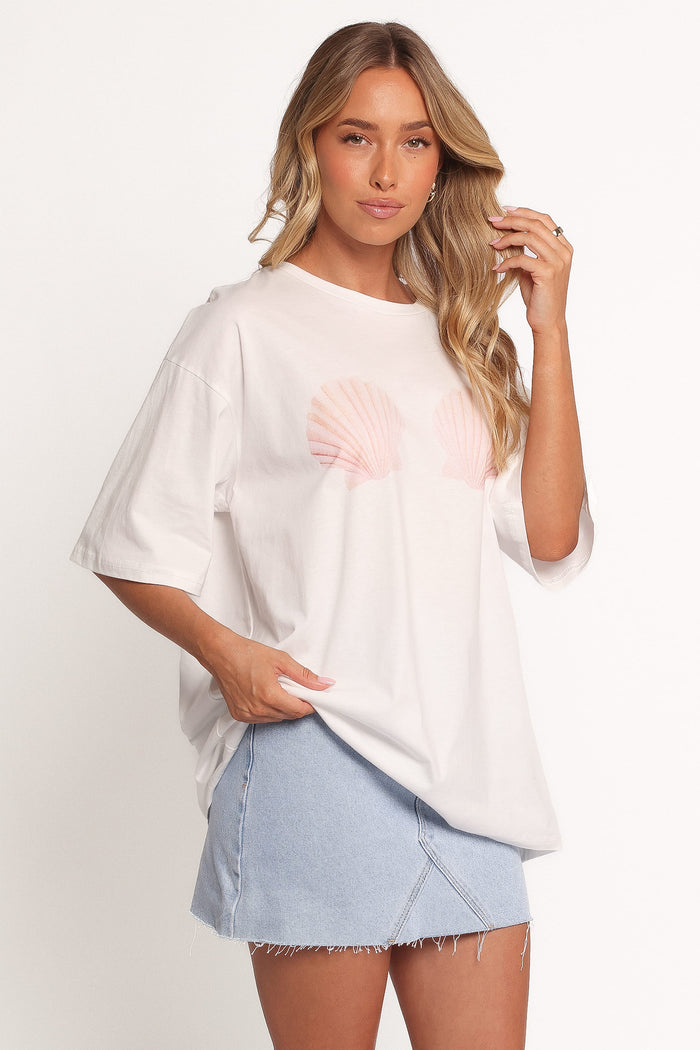 Petal and Pup USA TOPS Sammie Graphic Tee - White