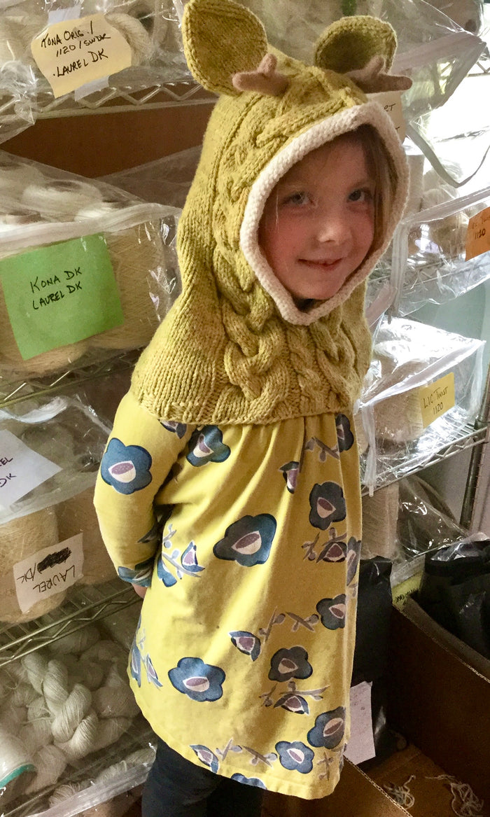 Sample Sale! — Meadowsweet Bulky Animal Hood. 50% OFF!