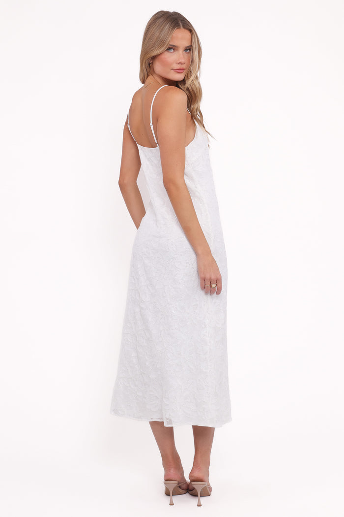 Petal and Pup USA DRESSES Saoirse Maxi Dress - White