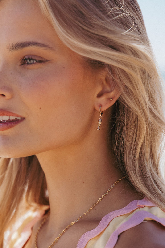 Petal and Pup USA ACCESSORIES Sardinia Earrings - Gold One Size