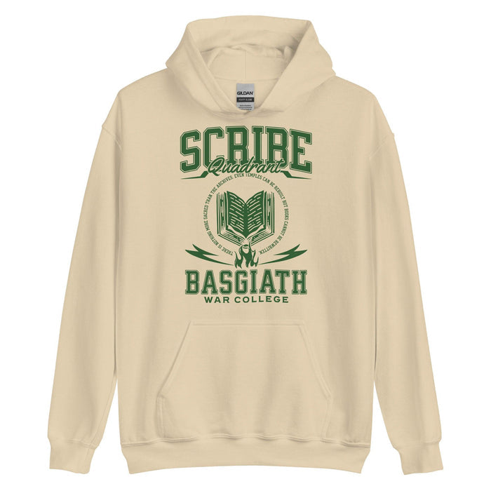 Scribe Quadrant Hooded Sweatshirt - The Bean Workshop - Fourth Wing, hoodie, Rebecca Yarros, Scribe Quadrant, The Empyrean