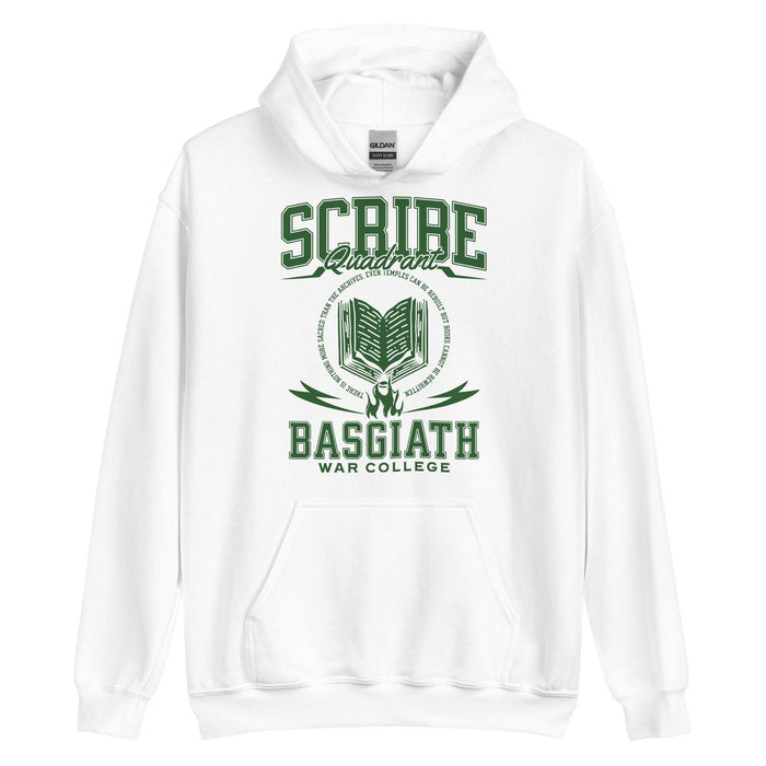 Scribe Quadrant Hooded Sweatshirt - The Bean Workshop - Fourth Wing, hoodie, Rebecca Yarros, Scribe Quadrant, The Empyrean