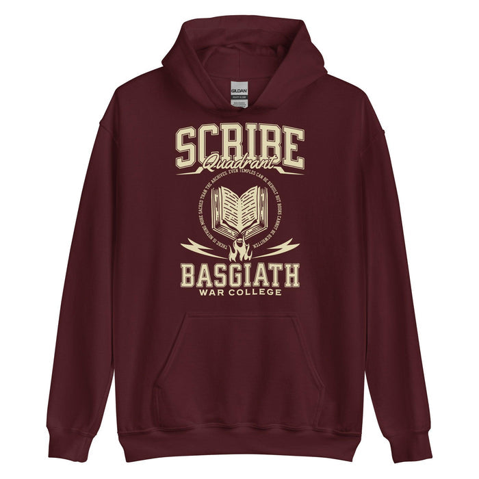 Scribe Quadrant Hoodie - The Bean Workshop - Fourth Wing, hoodie, Rebecca Yarros, Scribe Quadrant, The Empyrean