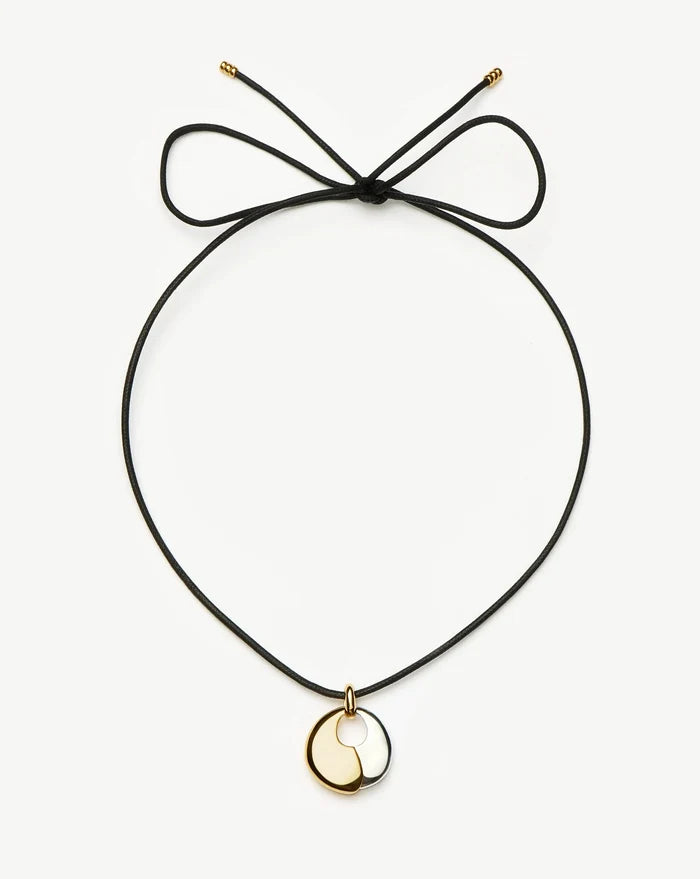 Sculptural Pebble Pendant Necklace Set | Mixed Metal Necklaces Missoma