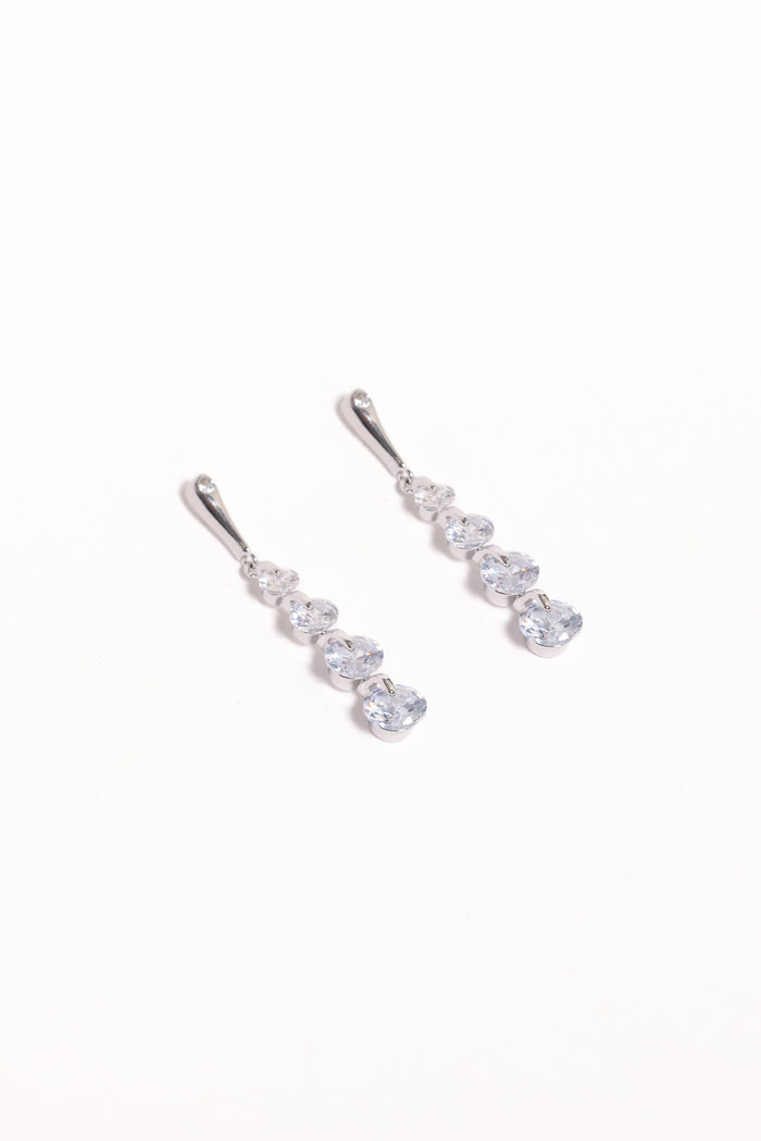 Petal and Pup USA ACCESSORIES Selene Earrings - Silver One Size
