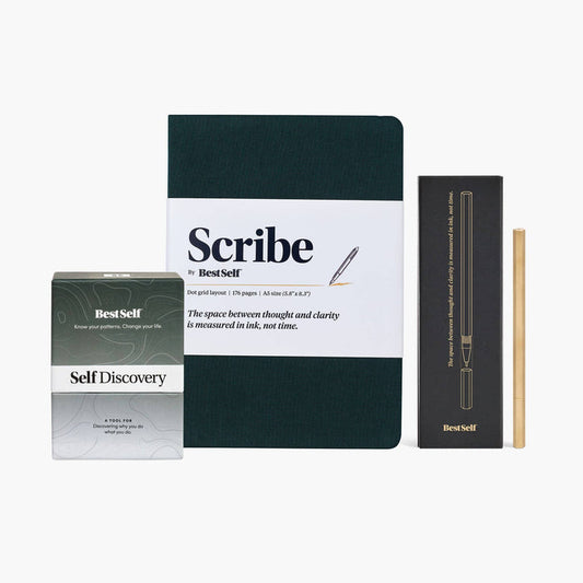 Self Discovery Deck Writing Set Bundle BestSelf Co.