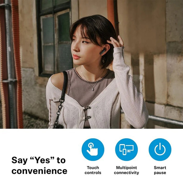 Sennheiser ACCENTUM Open Wireless Earbuds – Black | 700430
