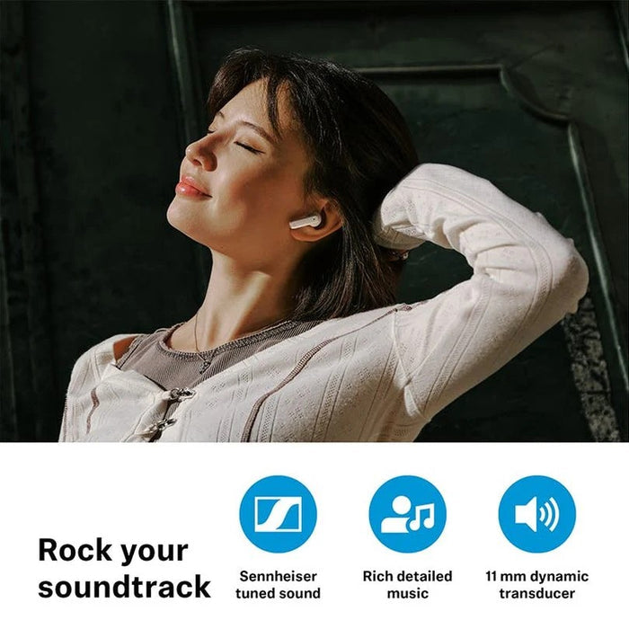 Sennheiser ACCENTUM Open Wireless Earbuds – Black | 700430