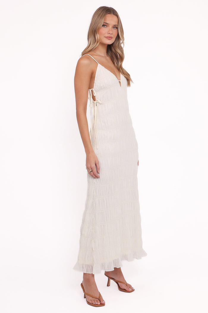 Petal and Pup USA DRESSES Seraphine Midi Dress - Cream
