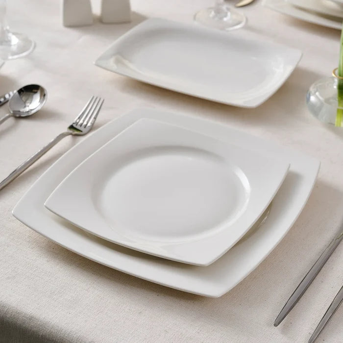 Service de table Karaca Vesta White pour 12 personnes, 52 pièces