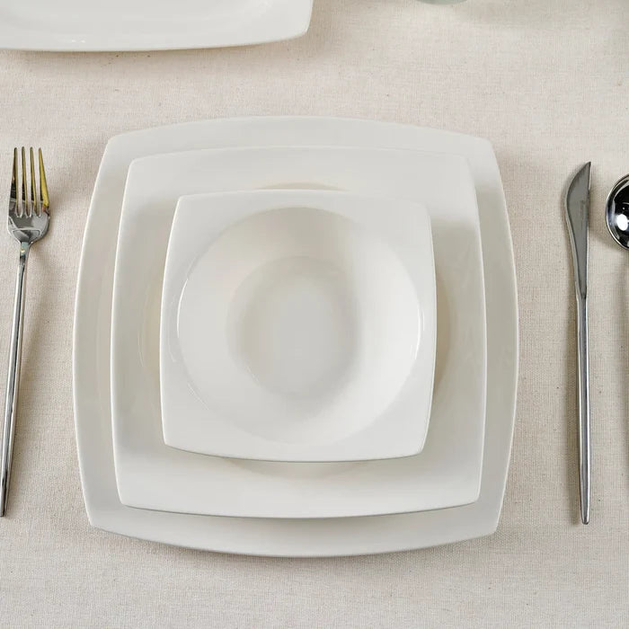 Service de table Karaca Vesta White pour 12 personnes, 52 pièces