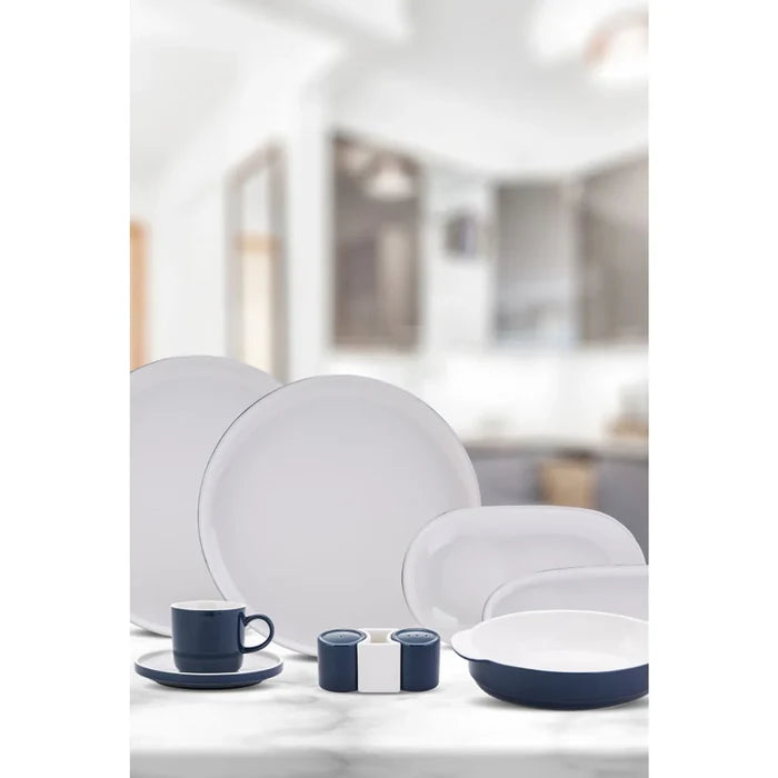 Service Petit Déjeuner Karaca Nordic en porcelaine pour 6 personnes, 27 pièces