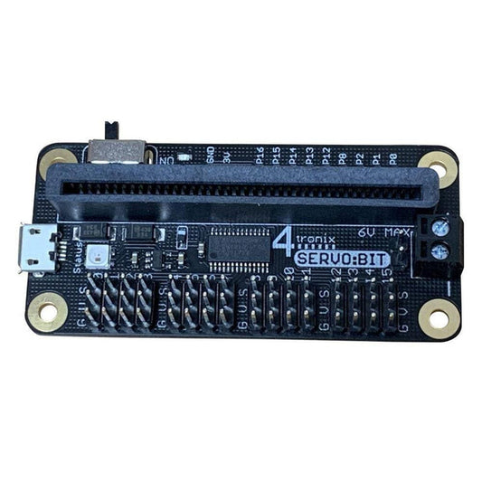 Servo:Bit 16-way Servo Controller for the micro:bit by 4tronix - The Pi Hut