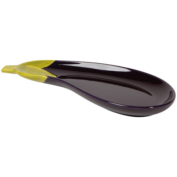 Shaped Dish - Eggplant - side view