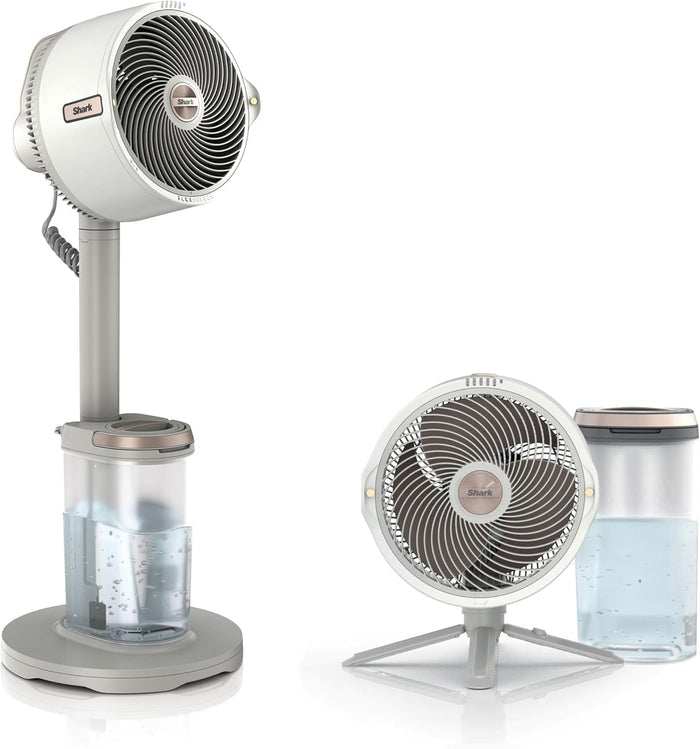 Shark FlexBreeze Pro Mist Indoor & Outdoor Fan with Misting System – White | FA300WHUK Shark Air Purifier Euronics Ireland