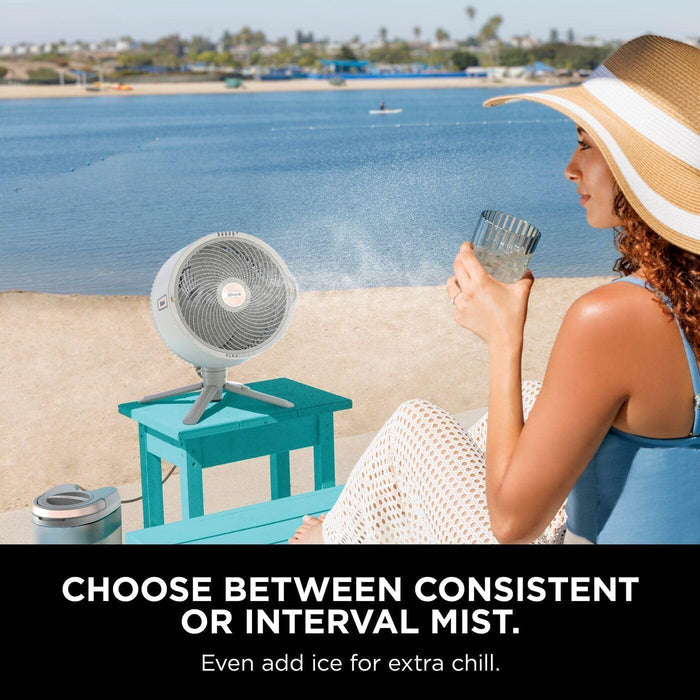 Shark FlexBreeze Pro Mist Indoor & Outdoor Fan with Misting System – White | FA300WHUK Shark Air Purifier Euronics Ireland