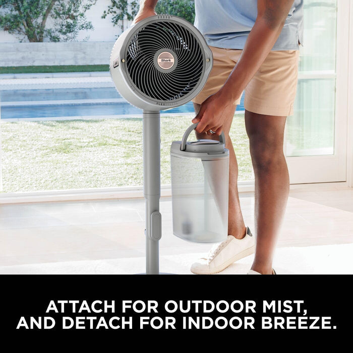 Shark FlexBreeze Pro Mist Indoor & Outdoor Fan with Misting System – White | FA300WHUK Shark Air Purifier Euronics Ireland